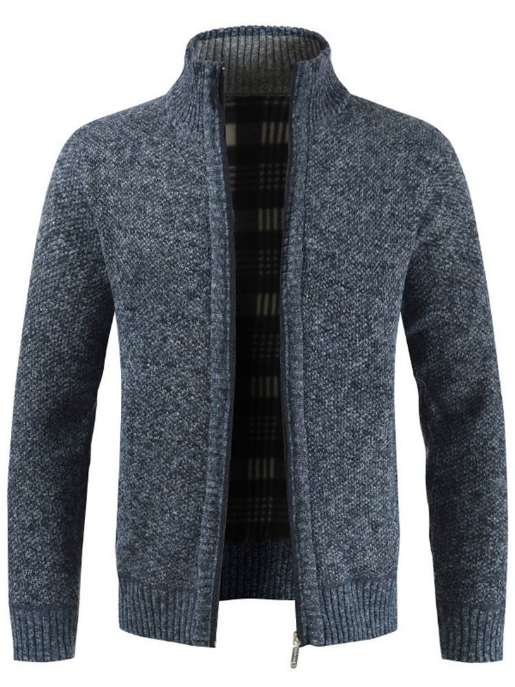 Pull Décontracté Pour Hommes À Col Montant Standard