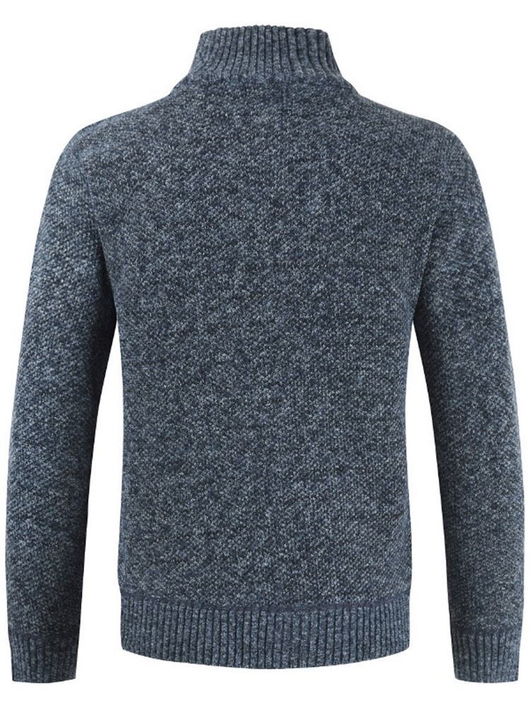 Pull Décontracté Pour Hommes À Col Montant Standard