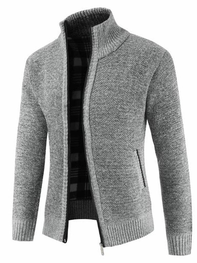 Pull Décontracté Pour Hommes À Col Montant Standard