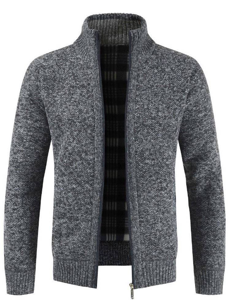 Pull Décontracté Pour Hommes À Col Montant Standard