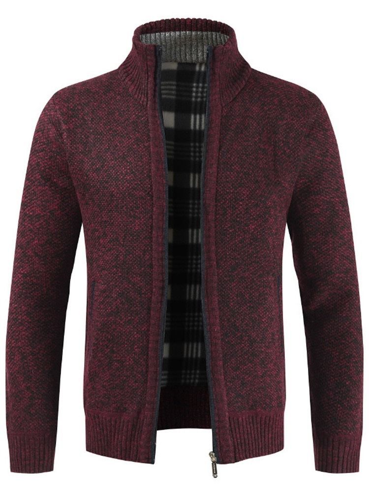 Pull Décontracté Pour Hommes À Col Montant Standard