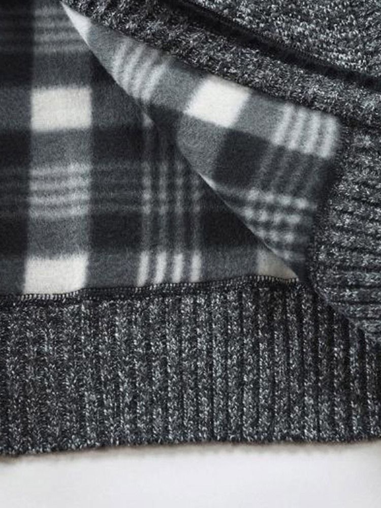 Pull Décontracté Pour Hommes À Col Montant Standard