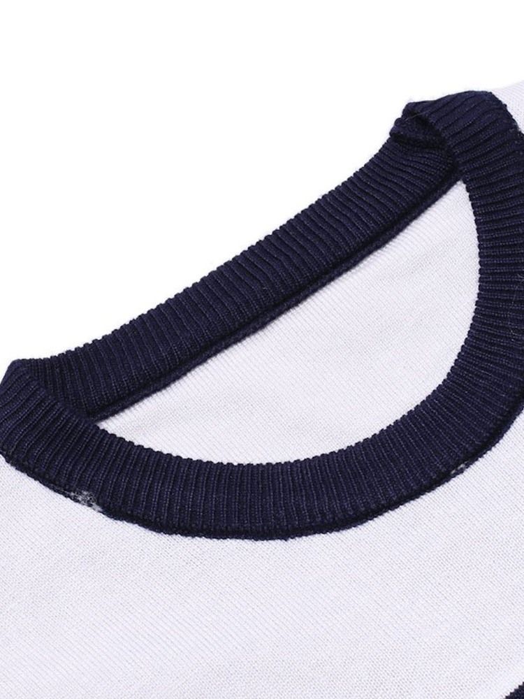 Pull Slim Standard Patchwork Color Block Automne Homme