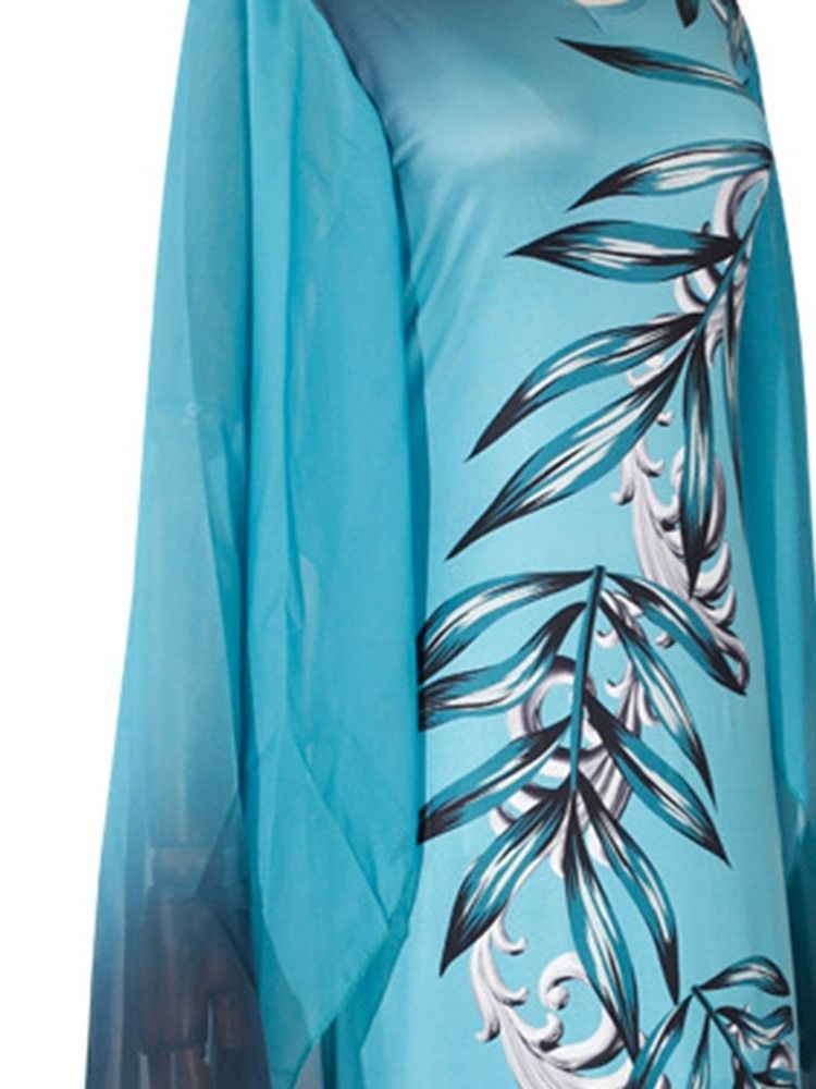 Robe Moulante D'été À Manches Longues Et Col En V Pour Femmes