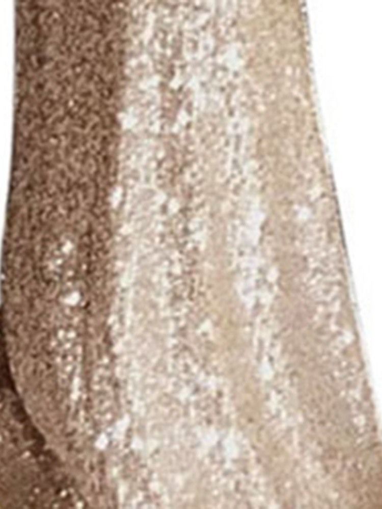 Robe Moulante Féminine À Manches Longues Et À Encolure En V Pour Femmes