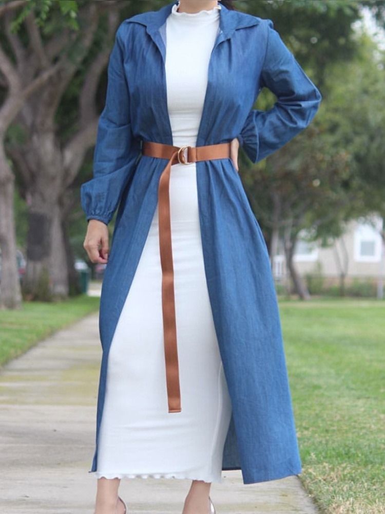 Robe Moulante À Manches Longues Et À Col Montant Pour Femmes D'automne