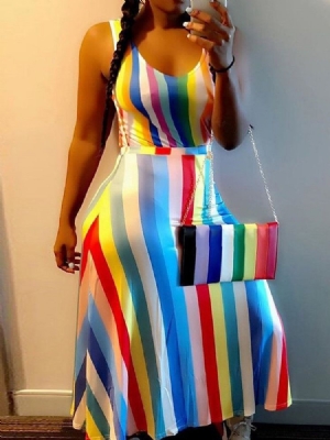Robe Sans Manches À La Cheville Et À La Cheville