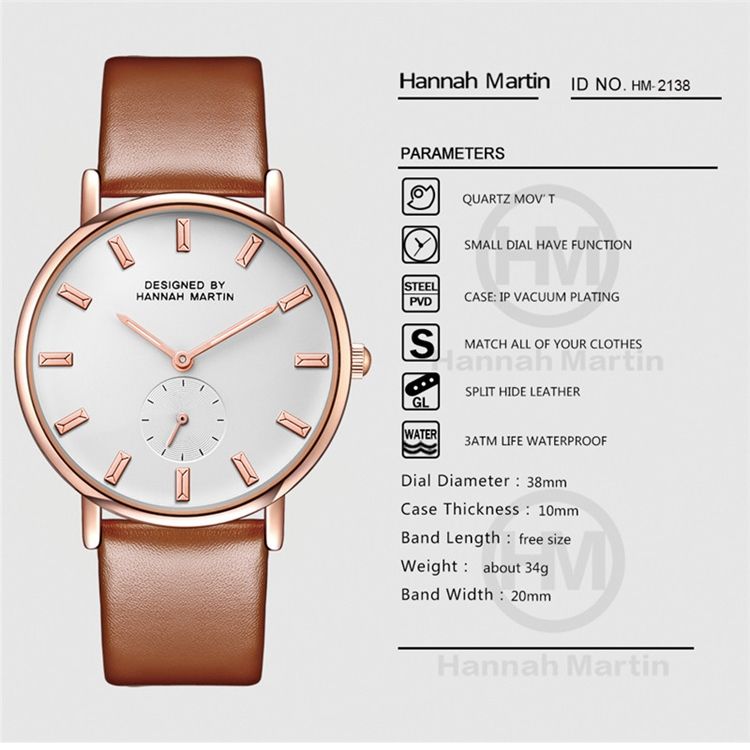 Montre Étanche Jyy Pour Hommes Avec Boîtier Rond Étanche Pour Femmes