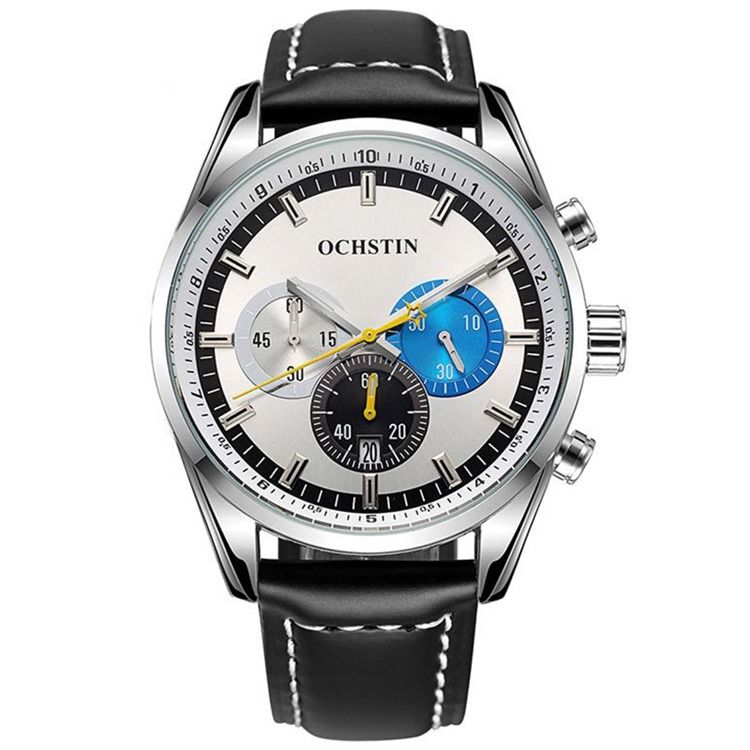 Montre Étanche Multifonctionnelle À 6 Aiguilles Jyy Pour Hommes