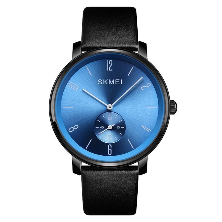 Montre À Quartz En Cuir Pour Hommes