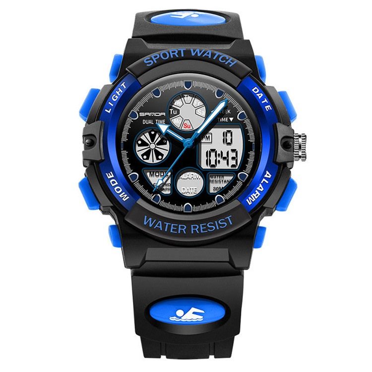 Montre De Sport Multifonctionnelle Lumineuse Pour Hommes Jyy