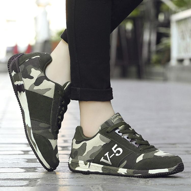 Chaussures De Sport Camouflage Pour Hommes