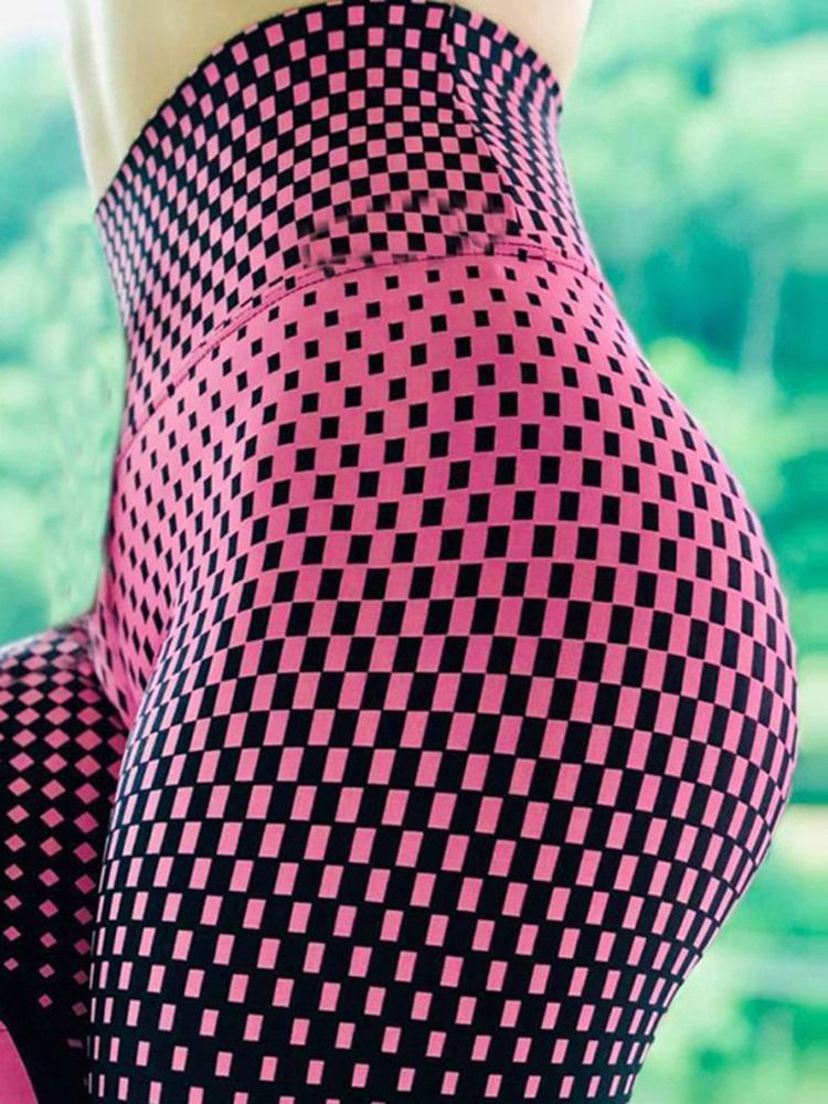 Femmes Rayures Patchwork Push Up Gym Leggings De Sport Pantalon De Yoga Taille Haute Tiktok Leggings