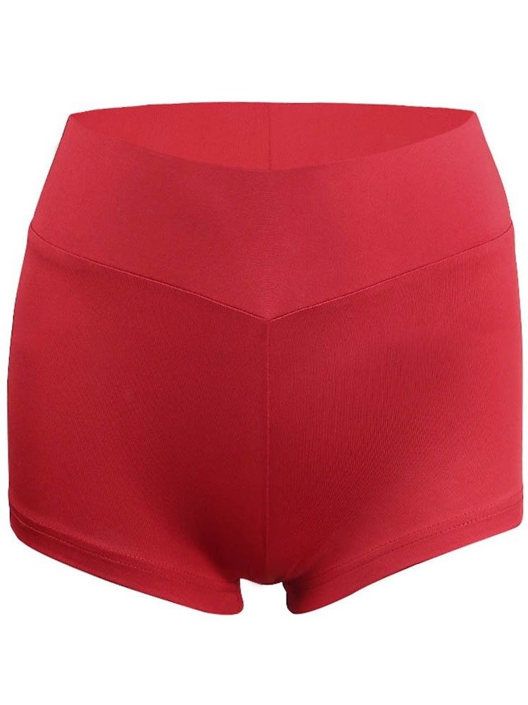 Shorts De Fitness Push-up Solides Pour Femmes Pantalons De Yoga Leggings Tiktok
