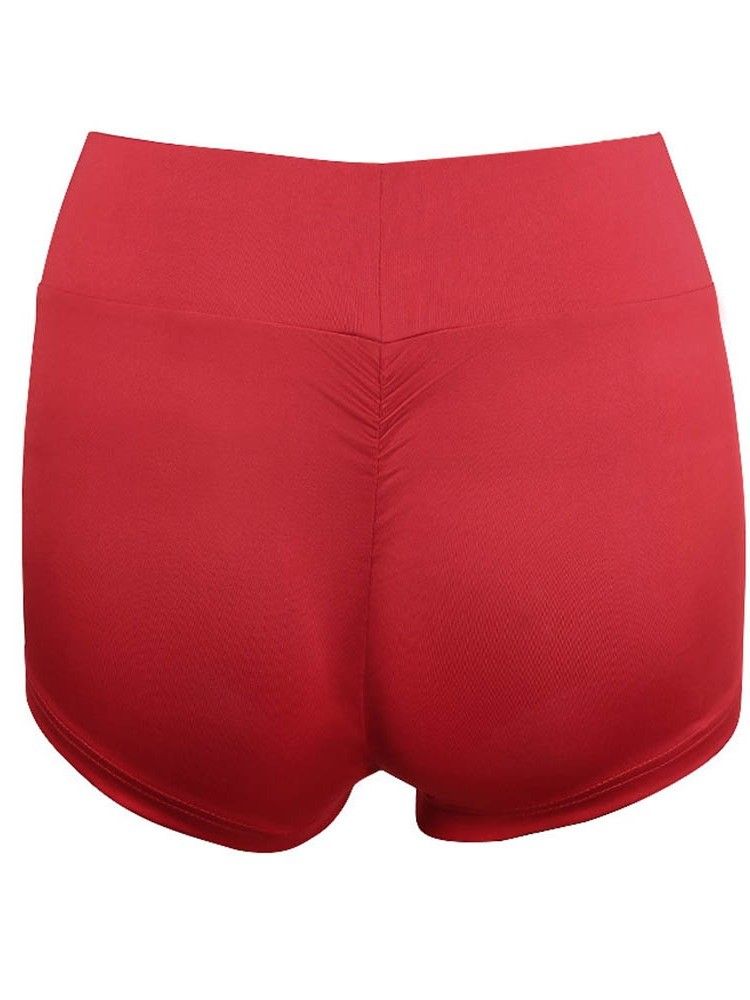 Shorts De Fitness Push-up Solides Pour Femmes Pantalons De Yoga Leggings Tiktok