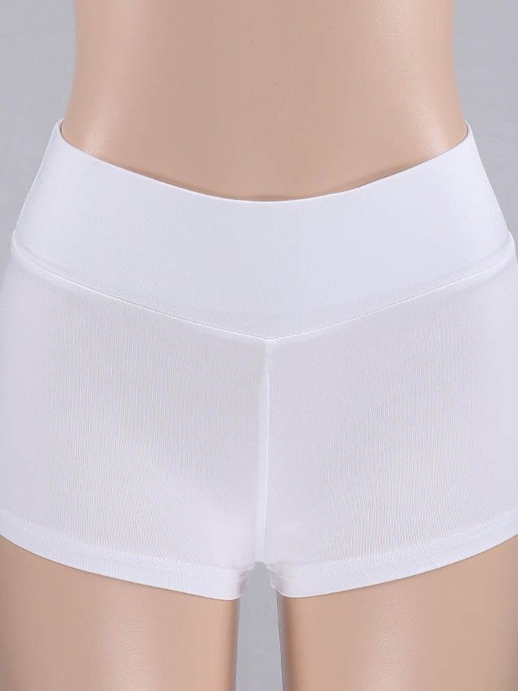 Shorts De Fitness Push-up Solides Pour Femmes Pantalons De Yoga Leggings Tiktok