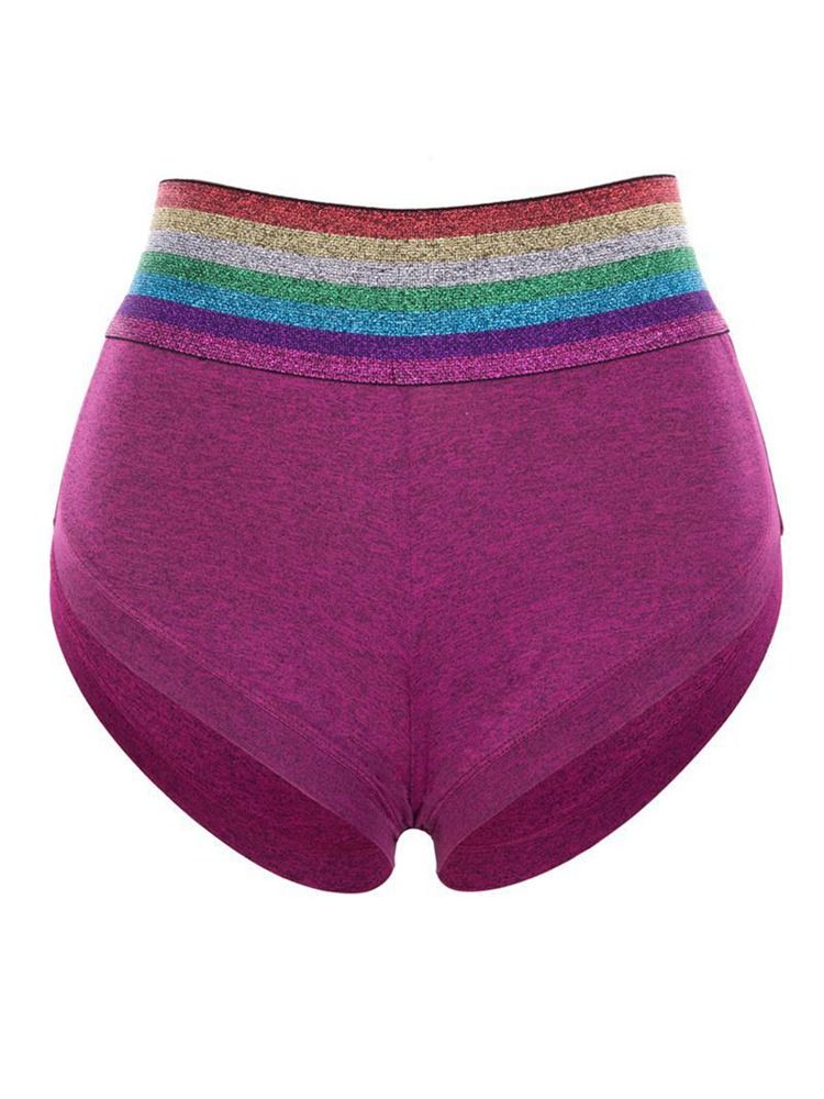 Shorts En Patchwork Arc-en-ciel Pour Femmes Pantalons De Yoga Pour Sports D'été