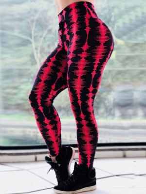 Tripes Imprimé Respirant Pour Femmes Yoga Gym Sport Leggings Push Up Pantalons De Yoga Leggings Tiktok Taille Haute