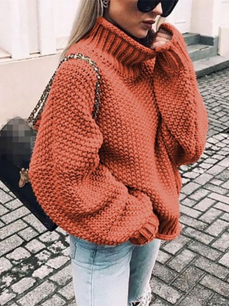 Pull Pour Femme Ample À Automne Fin