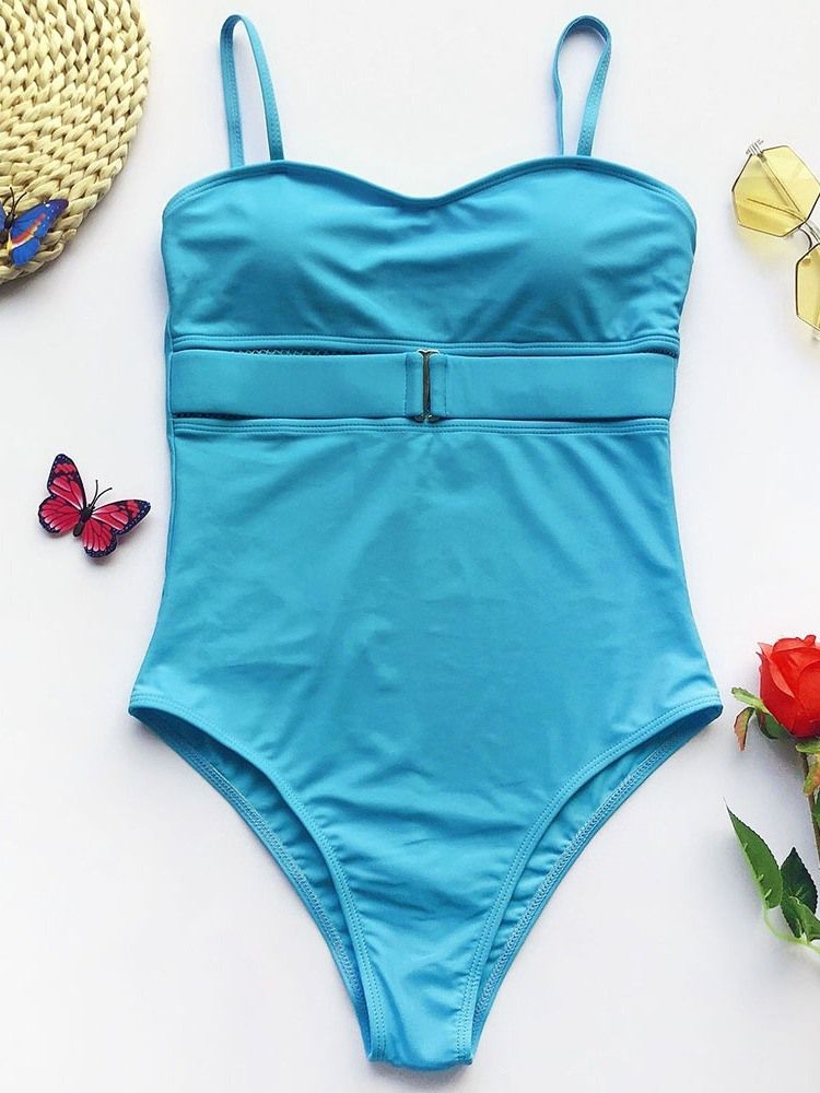 Maillot De Bain Une Pièce Sexy En Patchwork Pour Femmes