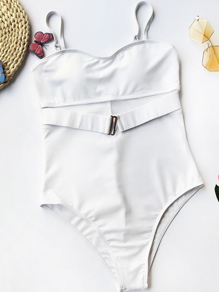 Maillot De Bain Une Pièce Sexy En Patchwork Pour Femmes