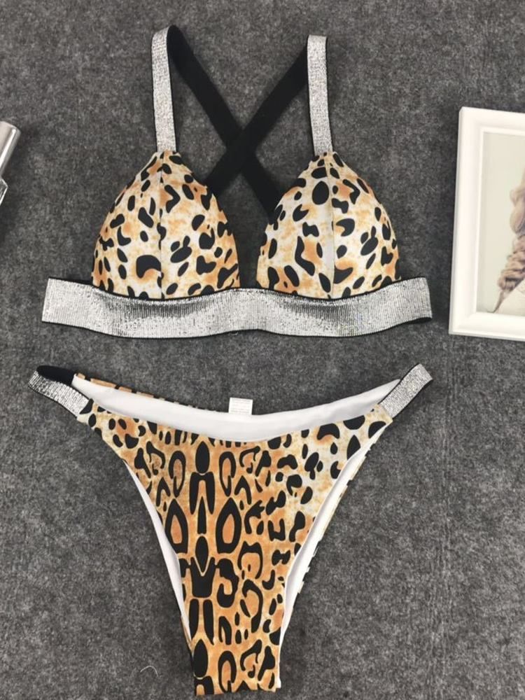 Ensemble De Tankini Sexy Imprimé Pour Femmes