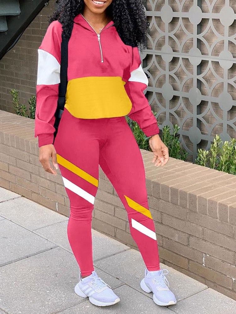 Ensembles De Vêtements De Badminton En Nylon À Blocs De Couleurs Pour Patchwork Anti-transpiration Pour Femmes