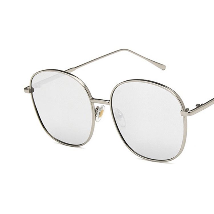 Lunettes De Soleil À Breloques Rondes En Résine Vintage Pour Femmes