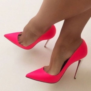 Chaussures De Bal À Enfiler À Talon Aiguille Et Bout Pointu Pour Femmes
