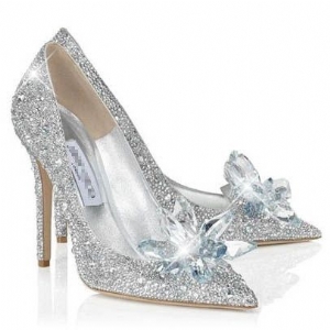 Chaussures De Bal À Talons Aiguilles En Strass Avec Perles À Bout Pointu Pour Femmes