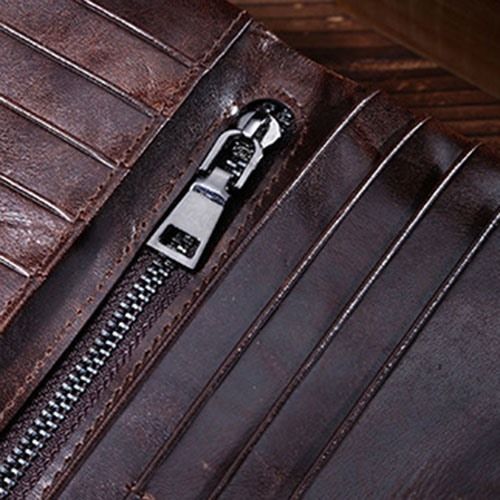 Portefeuille Pour Homme Carré Polyvalent En Pu