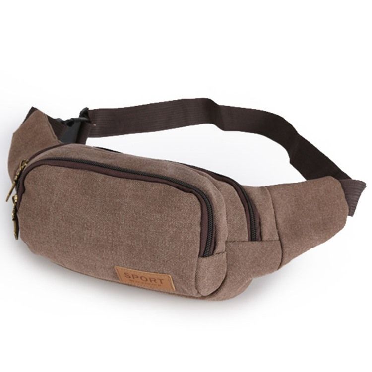 Sac De Taille Décontracté En Toile Pour Hommes