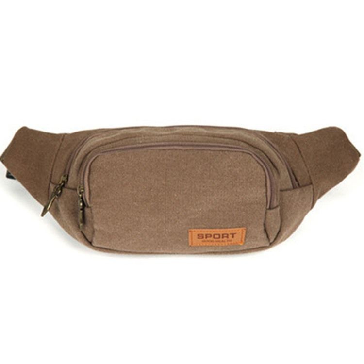 Sac De Taille Décontracté En Toile Pour Hommes
