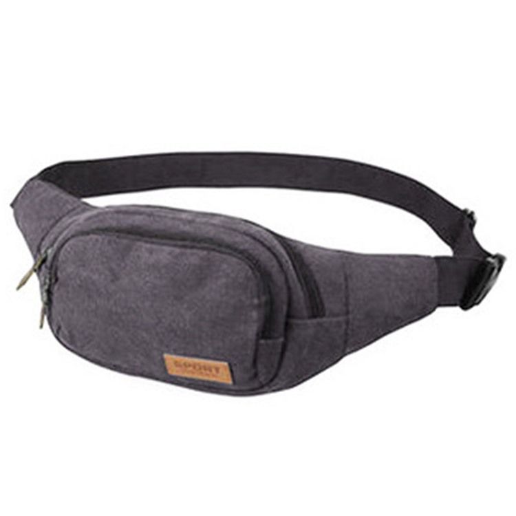 Sac De Taille Décontracté En Toile Pour Hommes