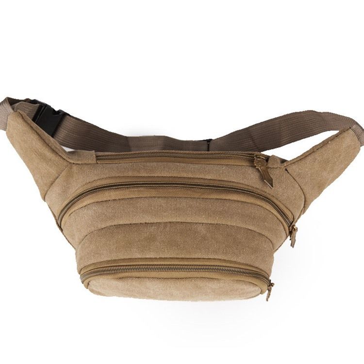 Sac De Taille Décontracté En Toile Pour Hommes