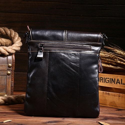 Sacs À Bandoulière Pour Hommes En Pu Uni