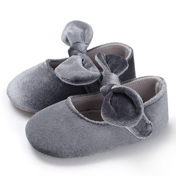 Chaussures Velcro Bowknot Pour Tout-petits