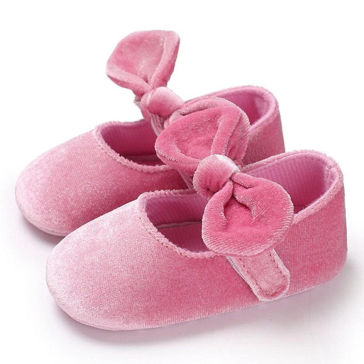 Chaussures Velcro Bowknot Pour Tout-petits