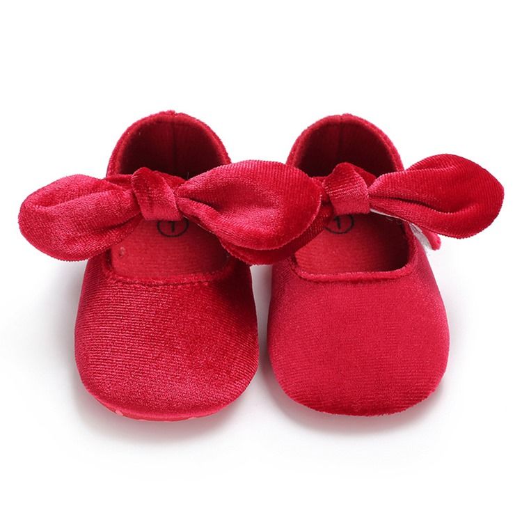 Chaussures Velcro Bowknot Pour Tout-petits