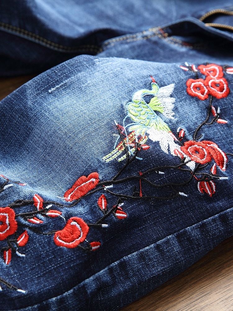 Jeans Décontractés En Denim Mince Pour Hommes