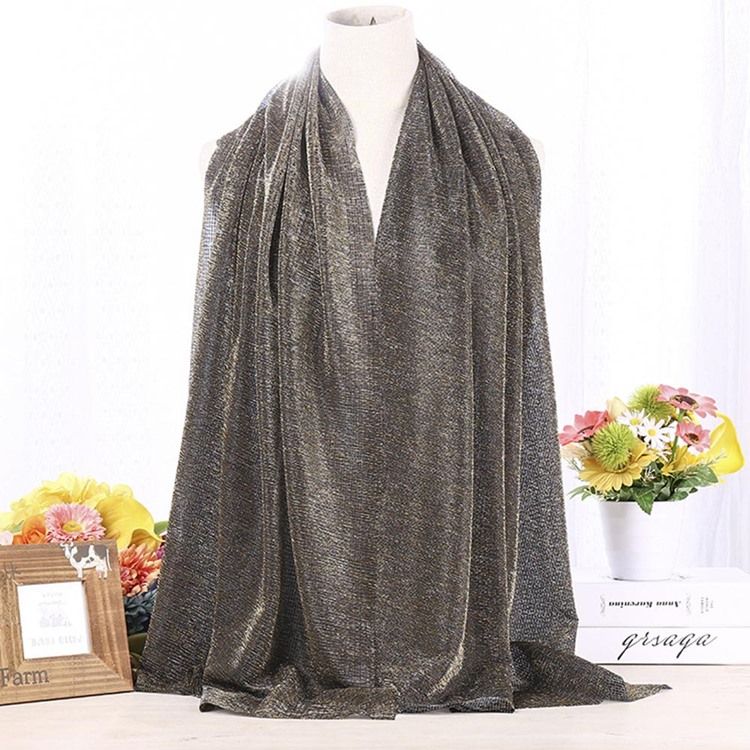 Foulard Musulman En Mousseline De Soie Pour Femme