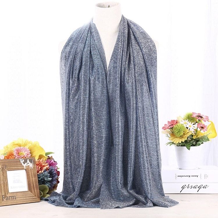 Foulard Musulman En Mousseline De Soie Pour Femme