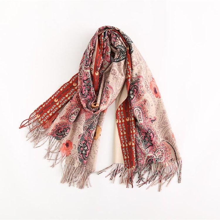 Foulards Châle Imitation Cachemire Pour Femmes