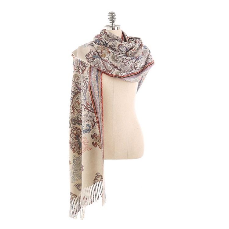 Foulards Châle Imitation Cachemire Pour Femmes