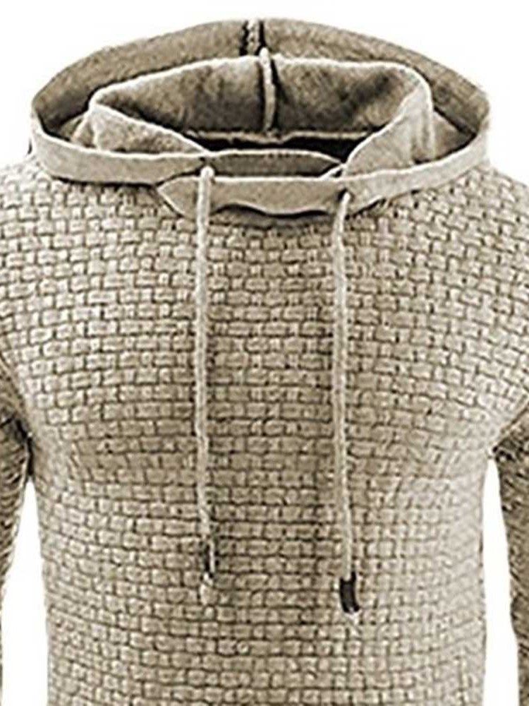 Sweats À Capuche Pour Hommes De Couleur Unie