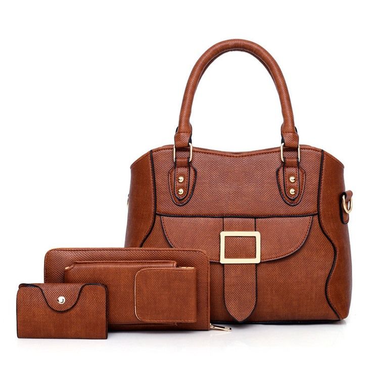 Ensemble De Sacs Unis Décorés De Ceinture En Pu