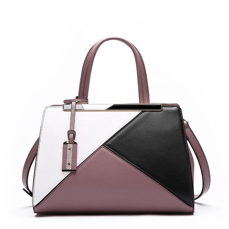 Sac À Main Pour Femmes En Patchwork Contracté