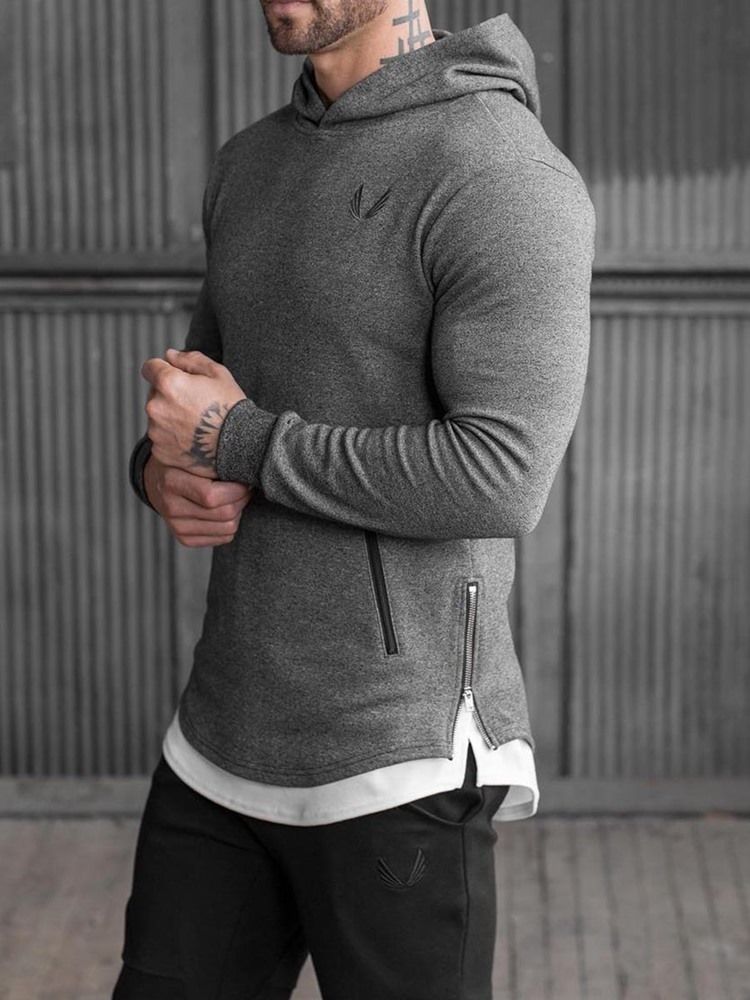 Hauts De Sport À Capuche Et Imprimé Camouflage Pour Hommes