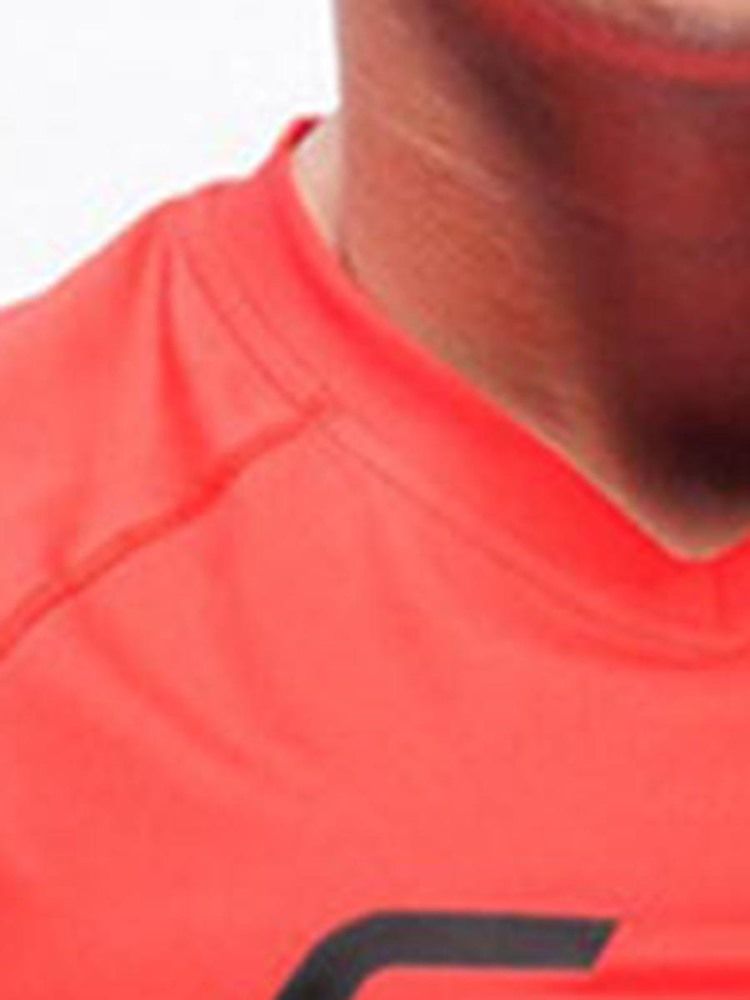 T-shirt De Sport À Manches Courtes Et Imprimé À Séchage Rapide Pour Hommes