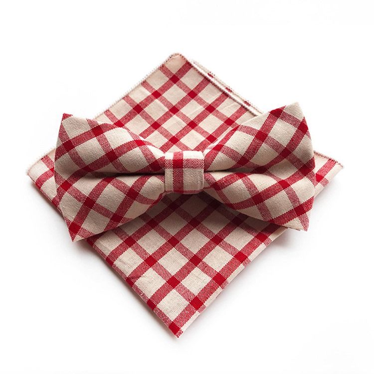 Noeud Papillon En Coton Style Angleterre Pour Hommes